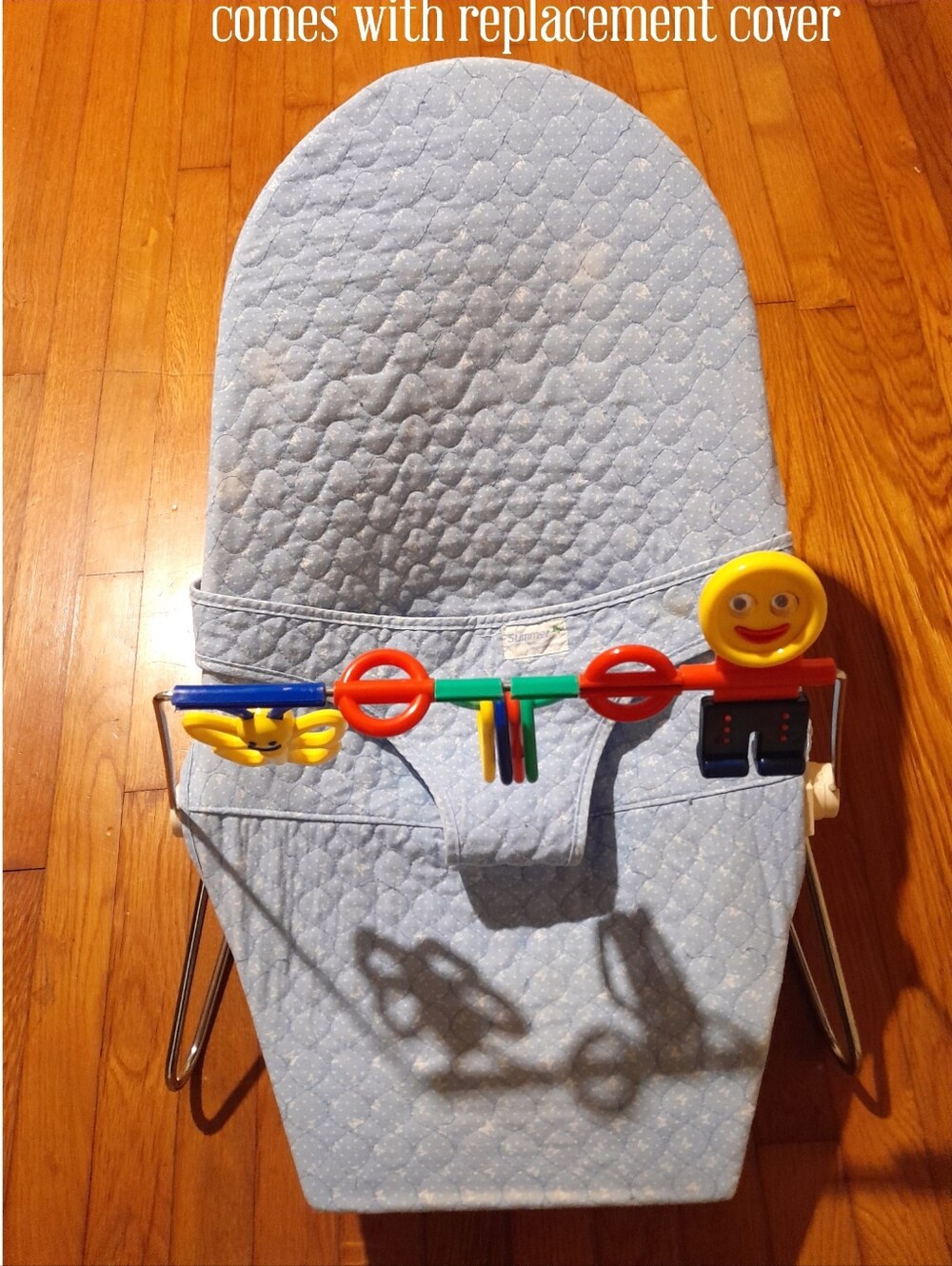 Vintage 90s Summer Brand Infant Playtime Bouncer W/Extra Cover